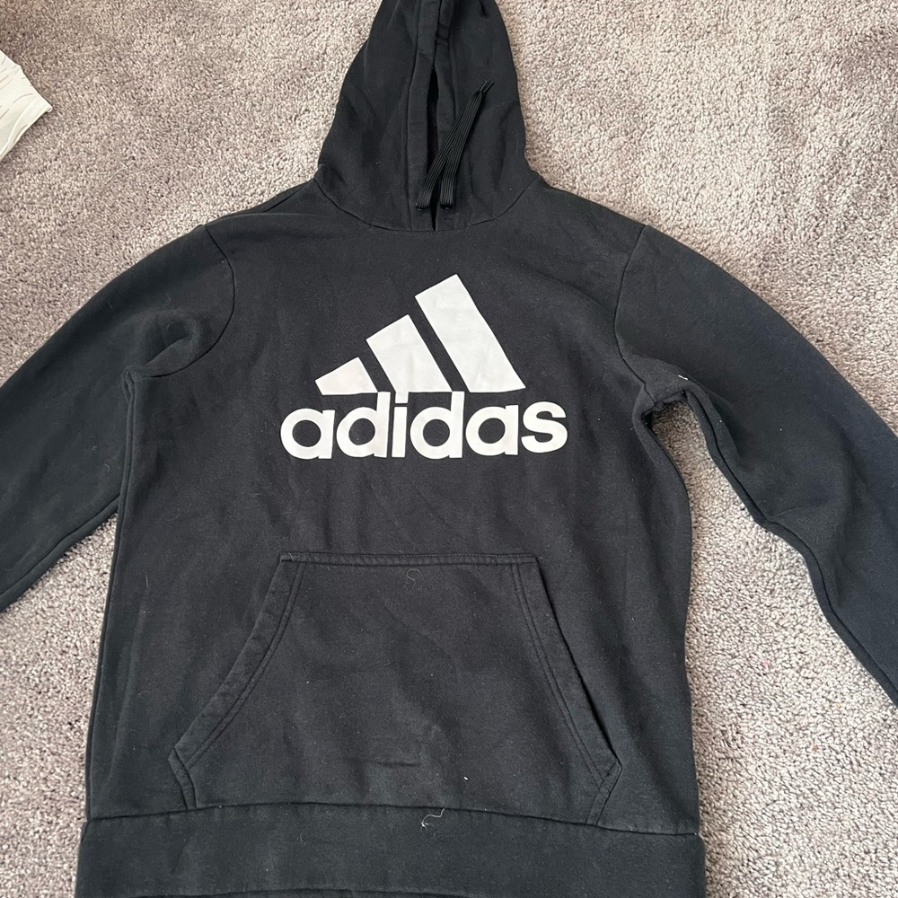 Mens Adidas Medium black hoodie